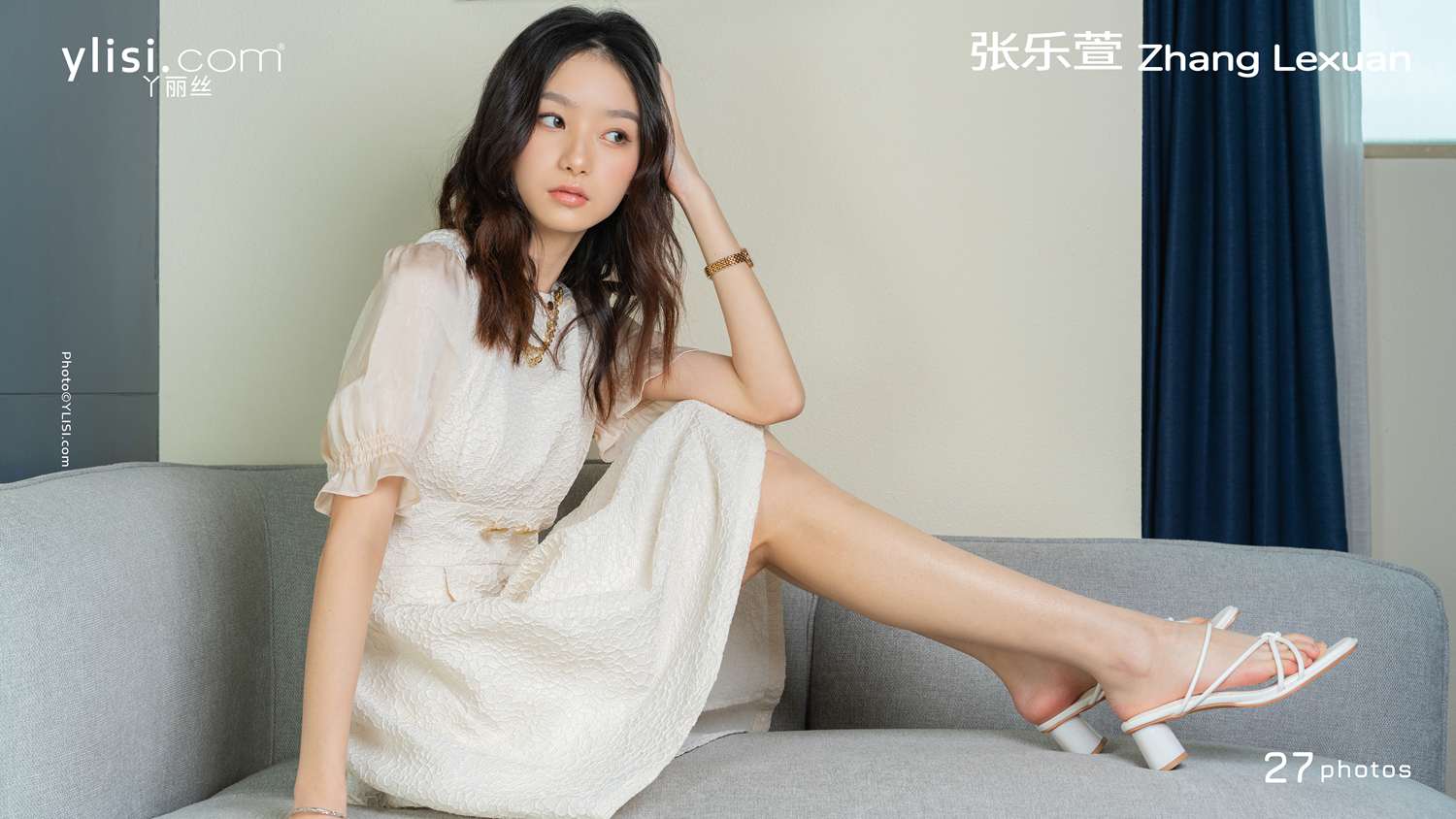 null Beautiful skirt and sandals 高清写真套图