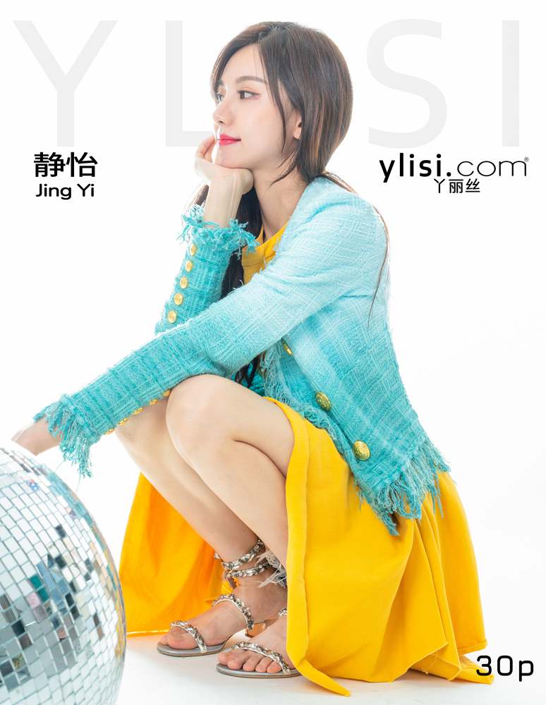 Jing Yi Delicate sandals in studio light 高清写真套图